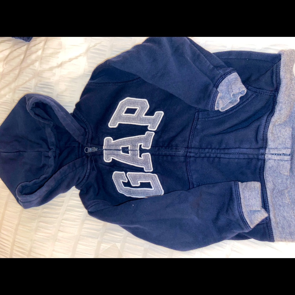 Navy gap toddler zip up